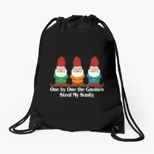 One By One The Gnomes Drawstring Bags