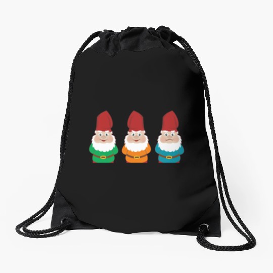 One By One The Gnomes Drawstring Bags