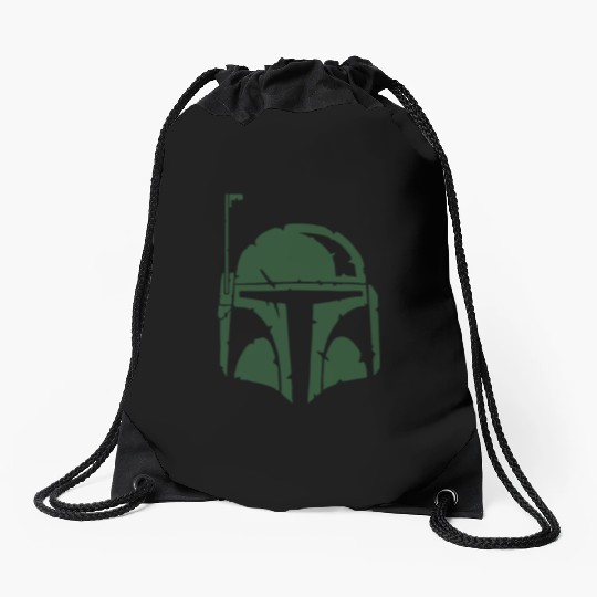Boba Fett Helmet Worn Drawstring Bags