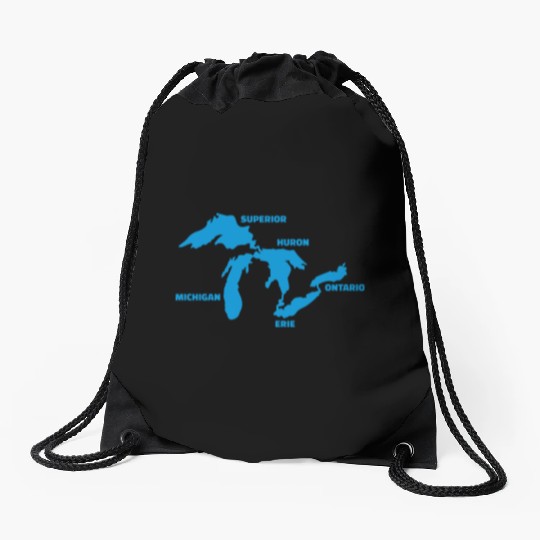 Great Lakes Drawstring Bags