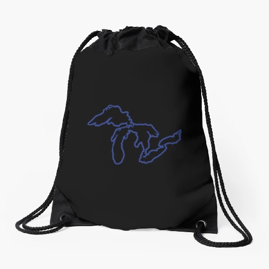 Great Lakes Drawstring Bags