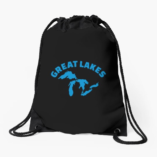 Great Lakes Drawstring Bags