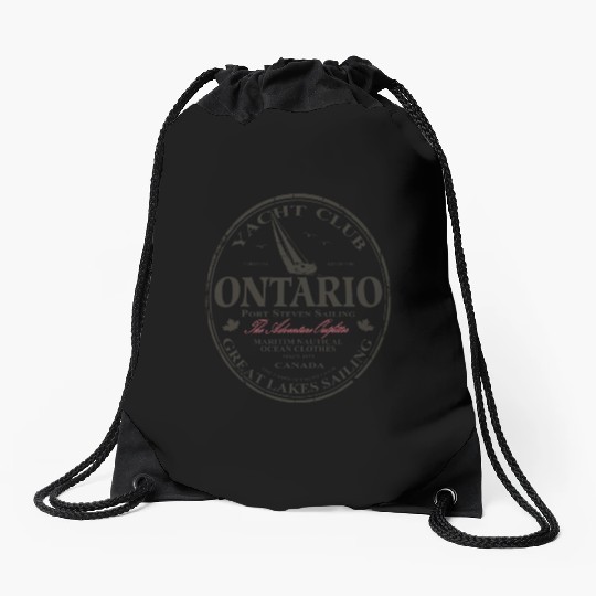 Ontario Sailing - Great Lakes Drawstring Bags
