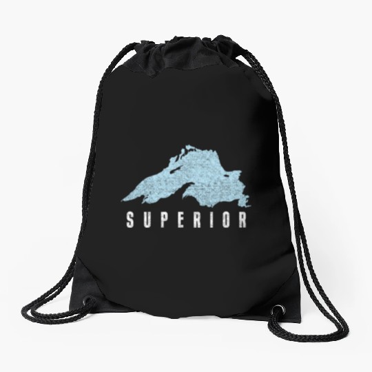 Lake Superior Great Lakes Drawstring Bags