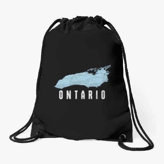 Lake Ontario Great Lakes Drawstring Bags
