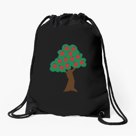 ♥ټApple Tree-Eat More Awesome Fruitټ♥ Drawstring Bags