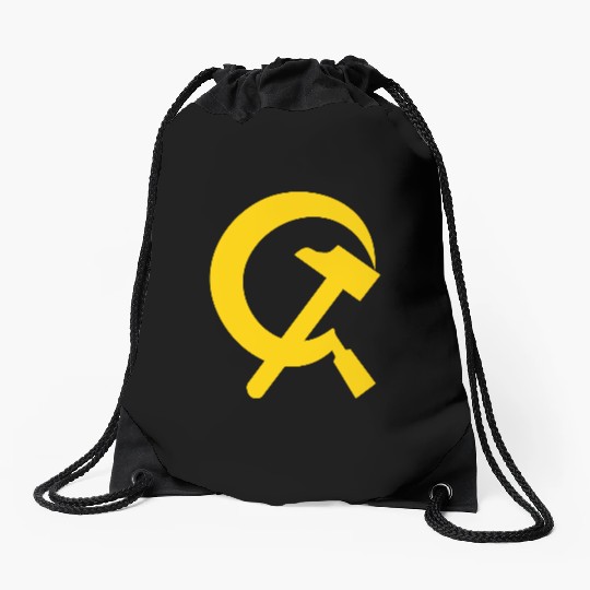 Hammer and sickle Drawstring Bags