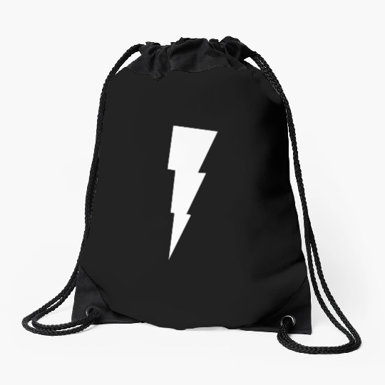 Lightning Bolt Drawstring Bags