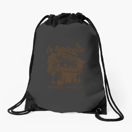 Disney Pixars Ratatouille Paris France Vintages Restaurant Drawstring Bags
