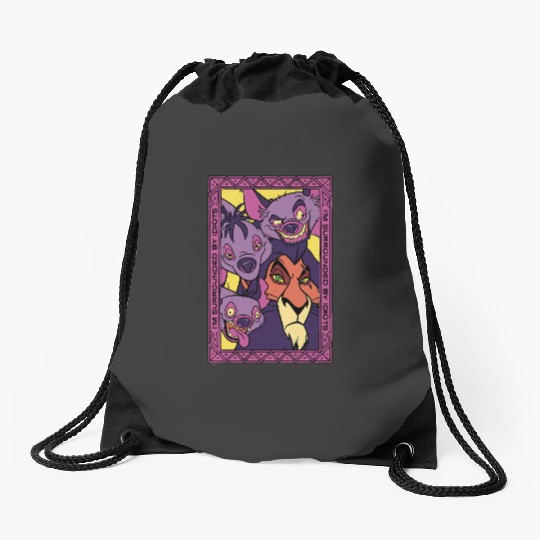Disney The Lion King 30th Anniversary Scar and Hyenas Idiots Drawstring Bags