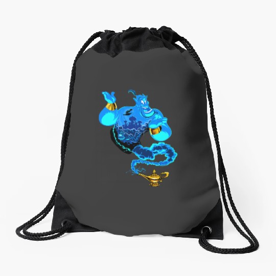 Disney Aladdin Genie Portrait Agrabah Fill Drawstring Bags