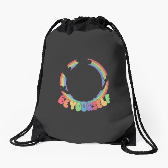 Disney The Muppets Be Yourself Rainbow Drawstring Bags