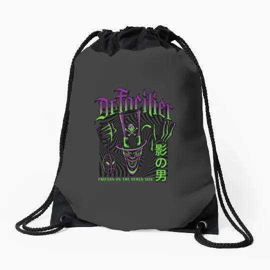 Disney The Princess And The Frog Dr. Facilier Spooky Shadow Drawstring Bags