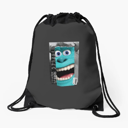 Disney and Pixars Monsters Inc. Sulley Top Scarer Drawstring Bags