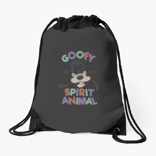 Disney Mickey And Friends Goofy Is My Spirit Animal Drawstring Bags