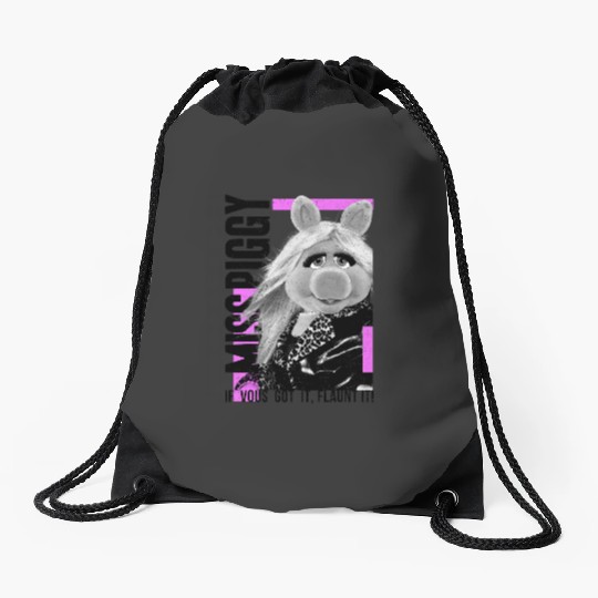 Disney The Muppets Miss Piggy If Vous Got It Flaunt It Drawstring Bags