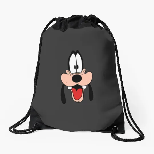 Disney A Goofy Movie Goofy Big Face Drawstring Bags