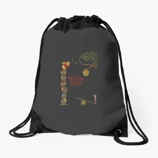 Disney Winnie The Pooh Piglet Honey Pot Stack Drawstring Bags