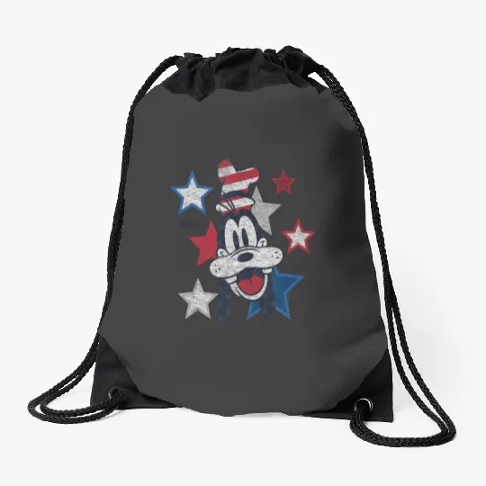 Disney Americana Goofy Drawstring Bags