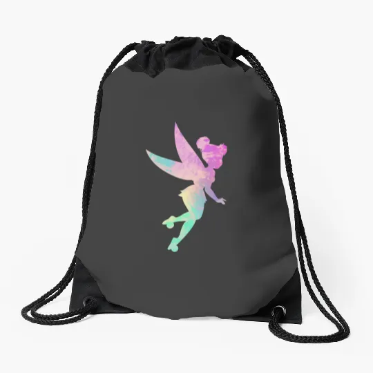 Disney Peter Pan Tinker Bell Tie Dye 90s Drawstring Bags