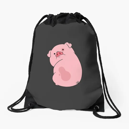 Disney Channel Gravity Falls Waddles the Pig Drawstring Bags