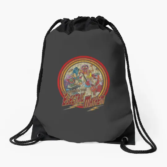 Disney The Muppets Electric Mayhem Vintages Band Premium Drawstring Bags