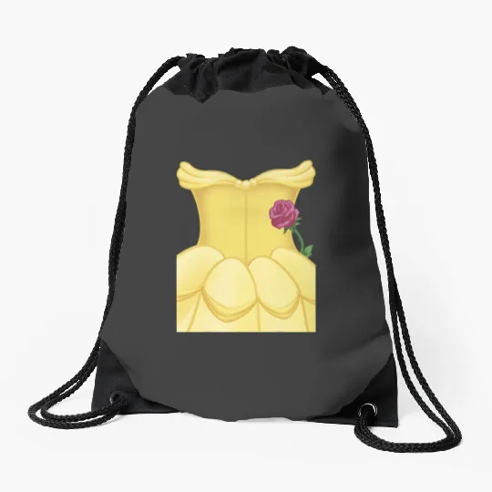 Disney Beauty And Beast Belle Halloween Dress Costume Drawstring Bags