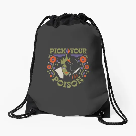 Disney Princess Snow White and Evil Queen Pick Your Poison Drawstring Bags