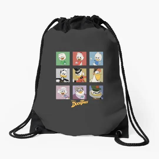 Disney DuckTales Group Shot Comic Box Up Drawstring Bags