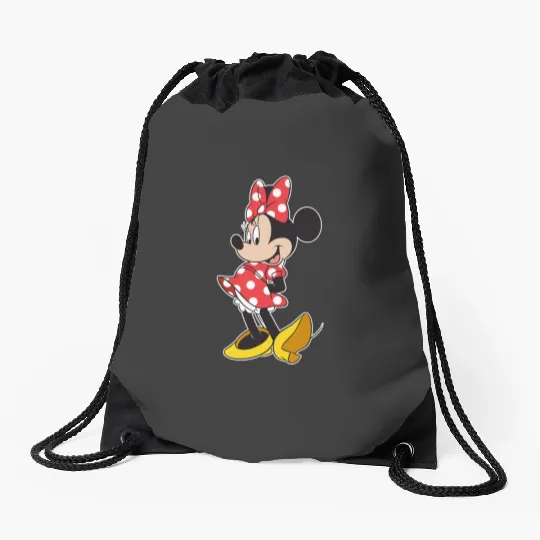 Disney Minnie Mouse Pose Pullover Drawstring Bags