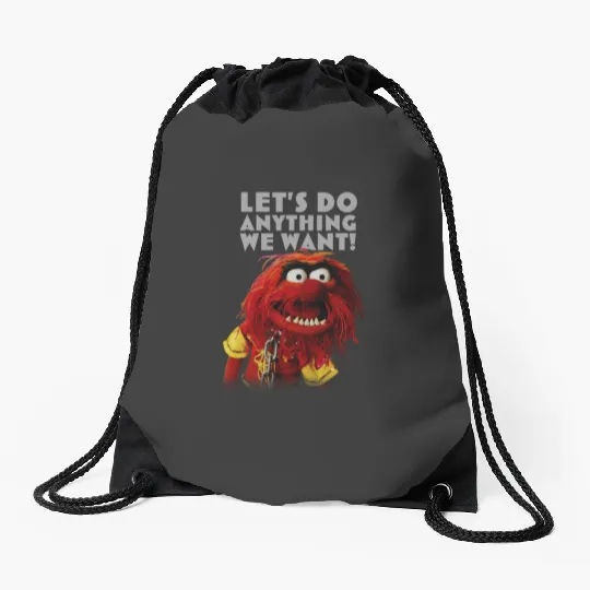 Disney The Muppets Lets Do Anything We Want Animal Drawstring Bags