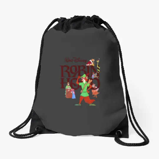 Retro Disney Robin Hood 1973  Drawstring Bags, Robin Hood Drawstring Bags