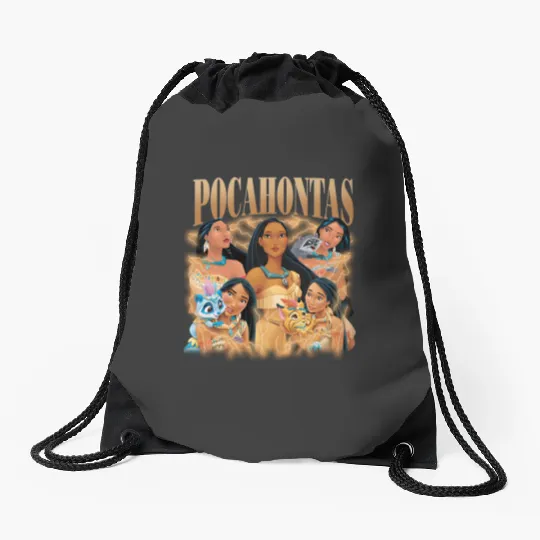Disney Pocahontas Princess Homage Drawstring Bags, Disney Princess