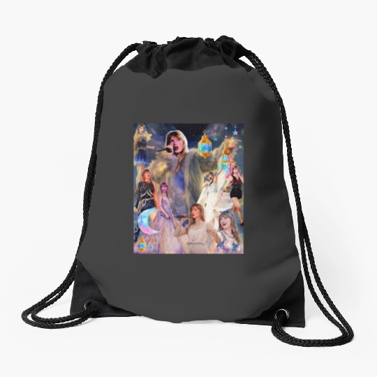 Discover Taylor Starry Collage Drawstring Bags