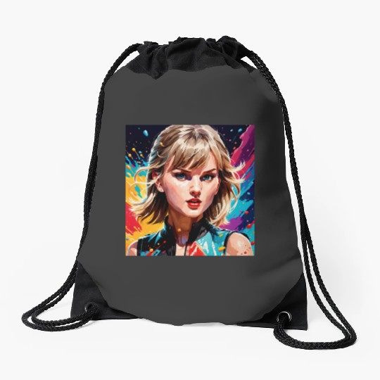 taylors swift eras tour Drawstring Bags