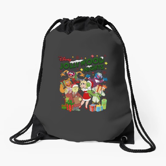 Disney The Muppets Show Jollywood Nights Christmas Retro Drawstring Bags