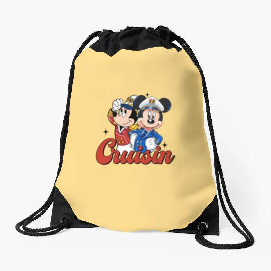 Disney Magical Cruisin' Drawstring Bags, Disney Cruise Vacation Drawstring Bags, Matching Disney Cruise Drawstring Bags