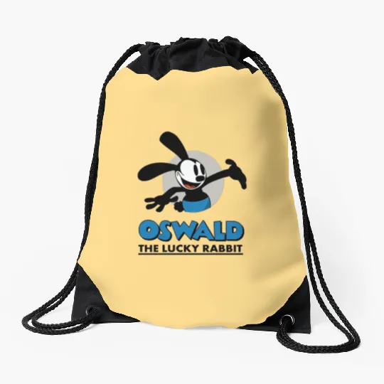 Disneyy Oswald the Lucky Rabbit Drawstring Bags