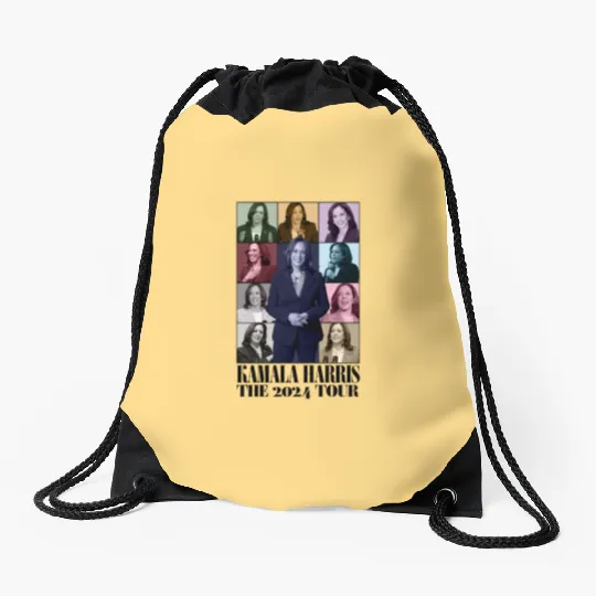 Kamala Harris Drawstring Bags, Kamala Harris Eras Tour Drawstring Bags, 2024 Election Drawstring Bags