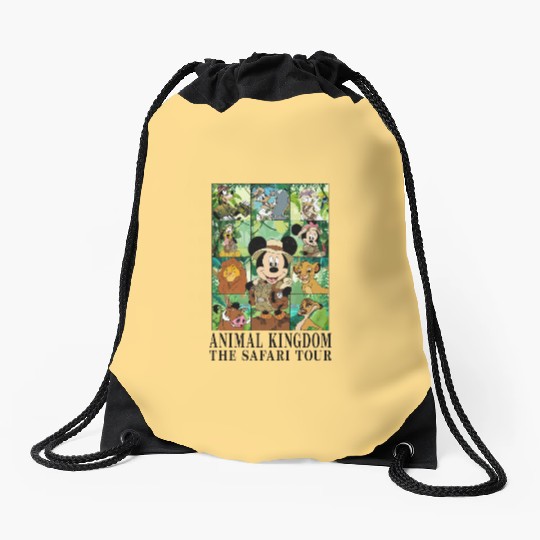 Disney Animal Kingdom The Safari Tour Drawstring Bags, Safari Family Matching