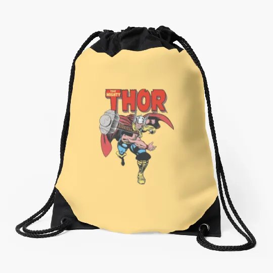 Thor Drawstring Bags, Retro Marvel  Drawstring Bags, Avengers Drawstring Bags, Disney Marvel Drawstring Bags, Marvel Comic Drawstring Bags, Matching Marvel Drawstring Bags, MCU Drawstring Bags Drawstring Bags