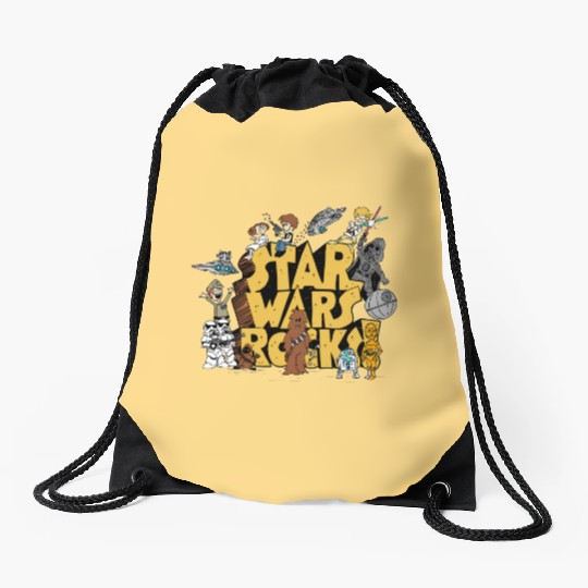 Discover Star Wars Rocks Vintage Drawstring Bags, Disney Star Wars Drawstring Bags