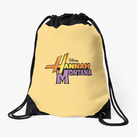 Hannah Montana Drawstring Bags, Disney Hannah Montana Logo
