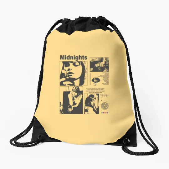 Discover Midnigts Drawstring Bags, Swiftiee Tour Drawstring Bags, Taylorr The Eras Tour Drawstring Bags, TS The Eras Tour 2023 Midnights Drawstring Bags