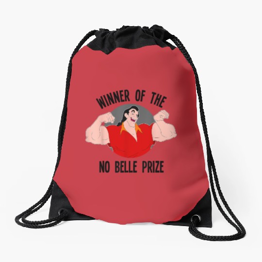 Disney Beauty and the Beast Gaston Winner No Belle Prize Drawstring Bags