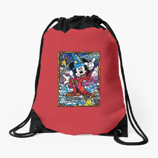 Disney Sorcerer Mickey Drawstring Bags, Mickey Mouse Magic