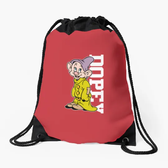 Disney Dopey Dwarf Portrait Drawstring Bags, Snow White and Seven Dwarfs Drawstring Bags