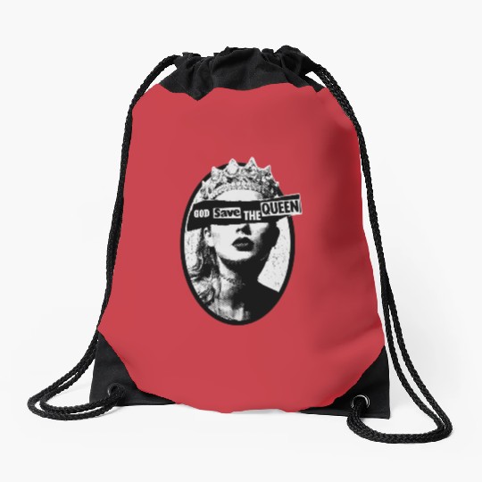 God Save The Queen Drawstring Bags, Eras Tour Drawstring Bags