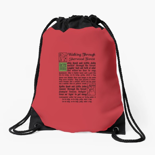 Sherwood Forest - Robin Hood Disney - Drawstring Bags