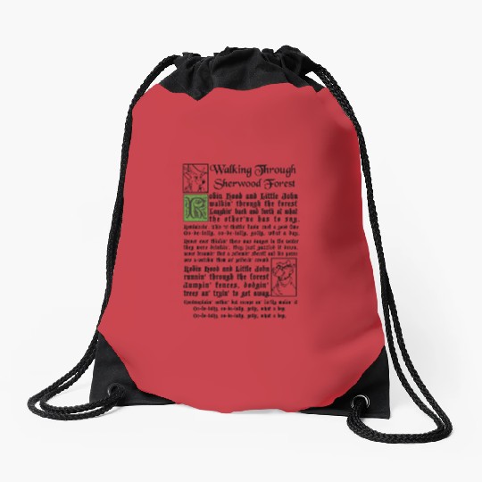 Sherwood Forest - Robin Hood Disney - Drawstring Bags